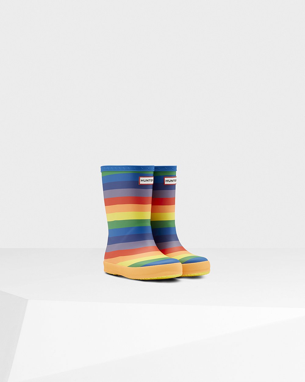 Galochas Hunter Criança Multicoloridas - Original First Classic Rainbow - 51UANRKCZ
